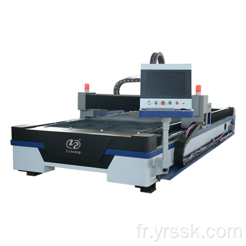 Machine de coupe laser de traitement de la fibre de tuyaux métalliques CNC industrielle